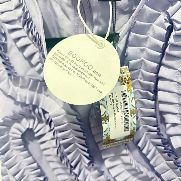 Boohoo purple shift dress SIZE 18 - Picture 6 of 9